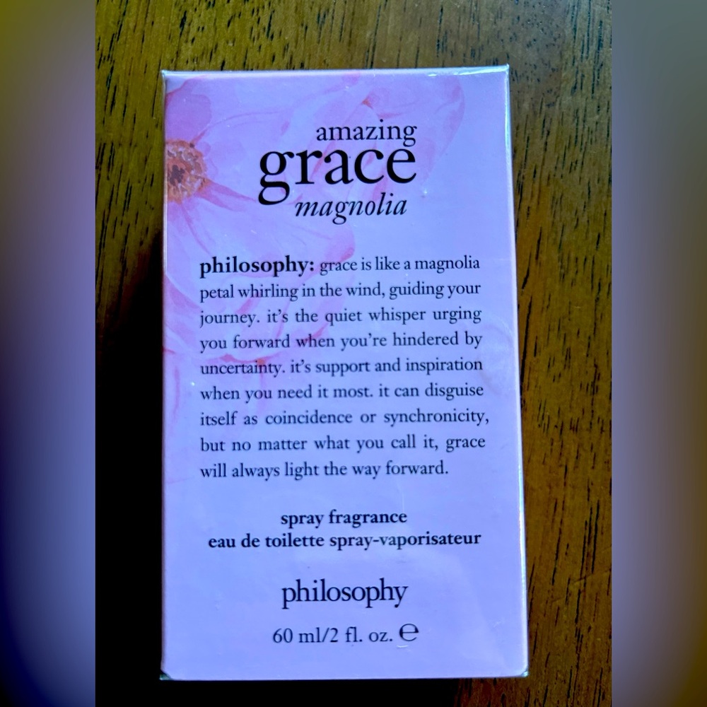 Amazing Grace Magnolia by Philosophy Eau De Spray 2 oz New in box.